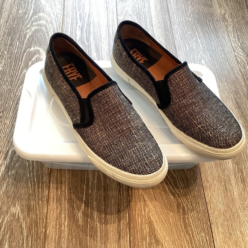 Frye Gia Canvas Slip On Sneakers